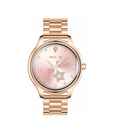 COLMI L28 Smartwatch (Oro + cinturino acciaio oro)