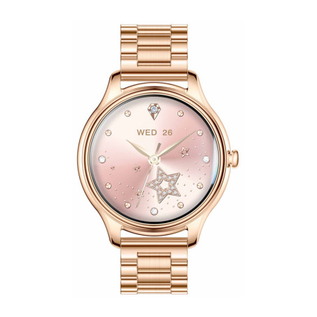 COLMI L28 Smartwatch (Oro + cinturino acciaio oro)