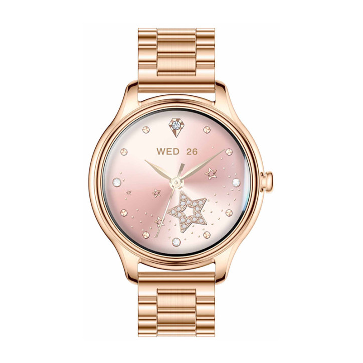 COLMI L28 Smartwatch (Oro + cinturino acciaio oro)
