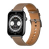 COLMI C28 Smartwatch - Nero con Cinturino in Pelle Marrone