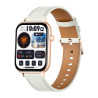 COLMI C28 Smartwatch Oro con Cinturino in Pelle Bianco
