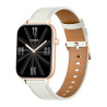 COLMI C28 Smartwatch Oro con Cinturino in Pelle Bianco