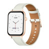 COLMI C28 Smartwatch Oro con Cinturino in Pelle Bianco