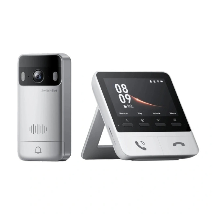 SwitchBot Video Doorbell Smart Video Doorbell 2K Grigio