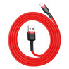 Cavo Baseus Cafule USB Lightning 2.4A 1m Nero/Rosso