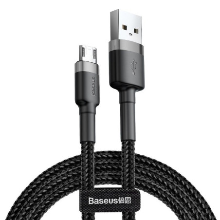 Baseus Cafule Cavo Micro USB 2.4A 1m Grigio/Nero