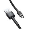 Cavo Baseus Cafule Micro USB 1m (Grigio + Nero) 2.4A