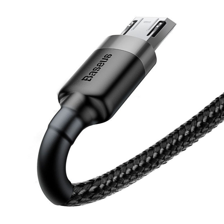 Cavo Baseus Cafule Micro USB 1m (Grigio + Nero) 2.4A