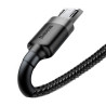 Cavo Baseus Cafule Micro USB 1m (Grigio + Nero) 2.4A