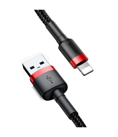 Baseus Cafule Cavo USB Lightning 1,5A 2m (Nero+Rosso)