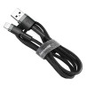 Baseus Cafule Cavo USB Lightning 1,5A 2m Grigio+Nero