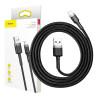 Baseus Cafule Cavo USB Lightning 1,5A 2m Grigio+Nero