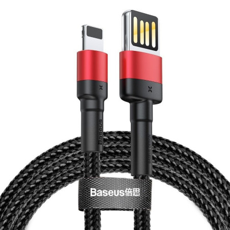 Baseus Cafule Cavo USB Lightning 1m Nero+Rosso