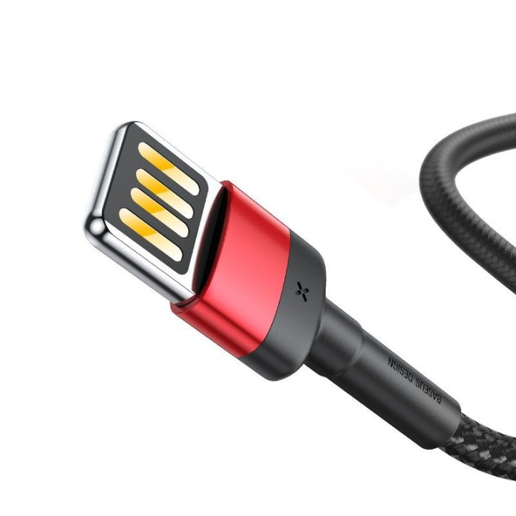 Baseus Cafule Cavo USB Lightning 1m Nero/Rosso