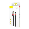 Baseus Cafule Cavo USB Lightning 2,4A 1m (Nero+Rosso)