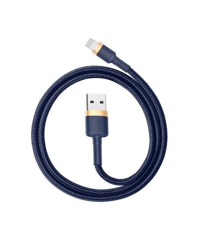 Cavo Baseus Cafule Lightning 1.5A 2m (Oro+Blu scuro)