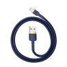 Baseus Cafule Cavo Lightning 2m Oro+Blu Scuro 1.5A