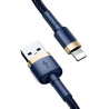 Baseus Cafule Cavo Lightning 2m Oro+Blu Scuro 1.5A