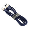 Cavo Baseus Cafule Lightning 1.5A 2m (Oro+Blu scuro)