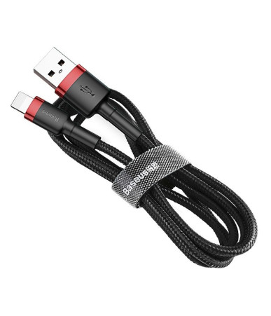 Baseus Cafule USB Lightning Cable 2.4A 1m (Red+Black)