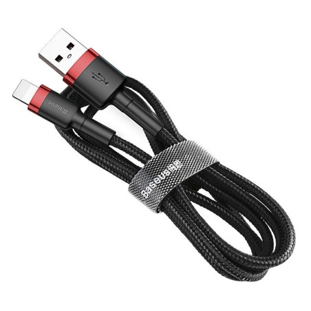 Baseus Cafule Cavo USB Lightning 2.4A 1m (Rosso+Nero)
