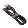 Baseus Cafule Cavo USB Lightning 2.4A 1m (Rosso+Nero)