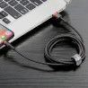 Baseus Cafule Cavo USB Lightning 2.4A 1m (Rosso+Nero)