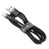 Baseus Cafule Cavo USB Lightning 2,4A 1m (Grigio+Nero)