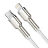 Cavo USB-C Baseus Cafule per Lightning, PD, 20W, 1m (Bianco)