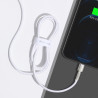 Cavo Baseus Cafule USB-C to Lightning, PD, 20W, 1m (Bianco)