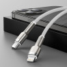 Cavo Baseus Cafule USB-C to Lightning, PD, 20W, 1m (Bianco)