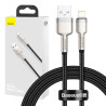 Cavo USB Baseus Cafule Lightning, 2.4A, 1m (Nero)