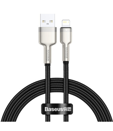 Cavo USB Baseus Cafule Lightning, 2.4A, 1m (Nero)