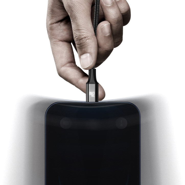 Baseus Rapid Series Cavo 3-in-1 USB-C 20W 1.5m Nero