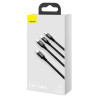 Baseus Rapid Series Cavo 3-in-1 USB-C 20W 1.5m Nero