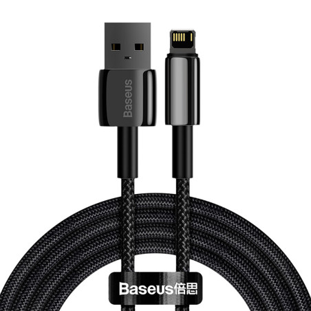 Baseus Tungsten Gold Cable USB to Lightning 2.4A 2m Nero