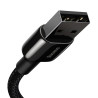Baseus Tungsten Gold Cavo USB to iP 2.4A 2m (Nero)