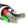 Baseus Tungsten Gold Cavo USB to iP 2.4A 2m (Nero)