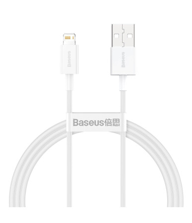 Baseus Superior Series Cavo USB-A Lightning 2.4A 1m Bianco