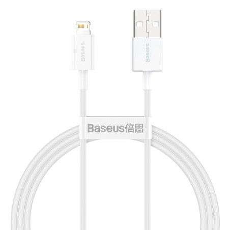 Baseus Superior Series Cavo USB-A Lightning 2.4A 1m Bianco