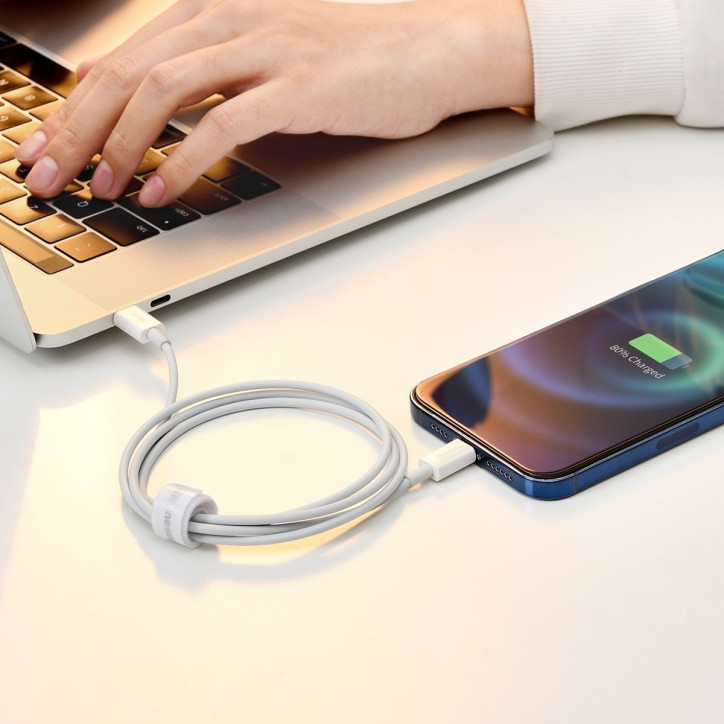 Baseus Superior Series Cavo USB-Lightning 1m Bianco
