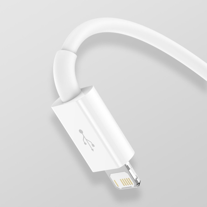 Baseus Superior Series Cavo USB 3in1 Micro USB / USB-C / Lightning 1.5m Bianco