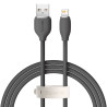 Baseus Jelly cavo USB-Lightning, 2,4A, 1,2m (Nero)