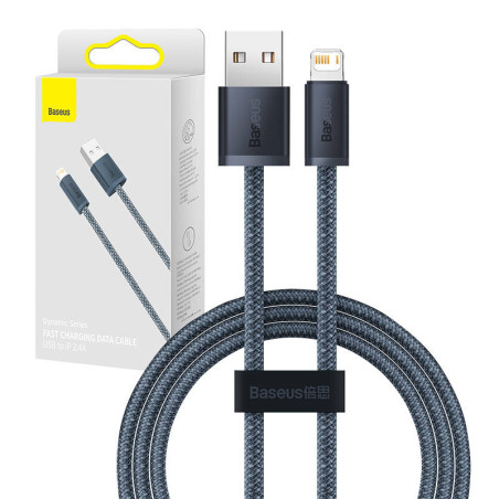 Baseus Dynamic Series cavo USB-Lightning, 2.4A, 2m (Grigio)