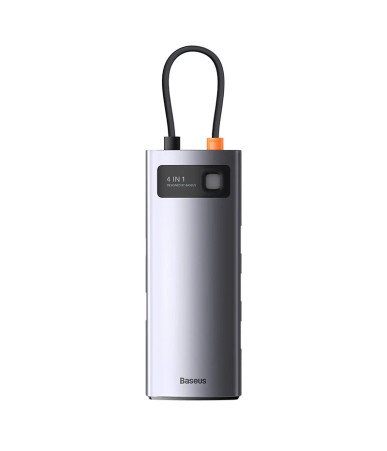 Hub 4in1 Baseus Metal Gleam Series, USB-C to 4x USB 3.0