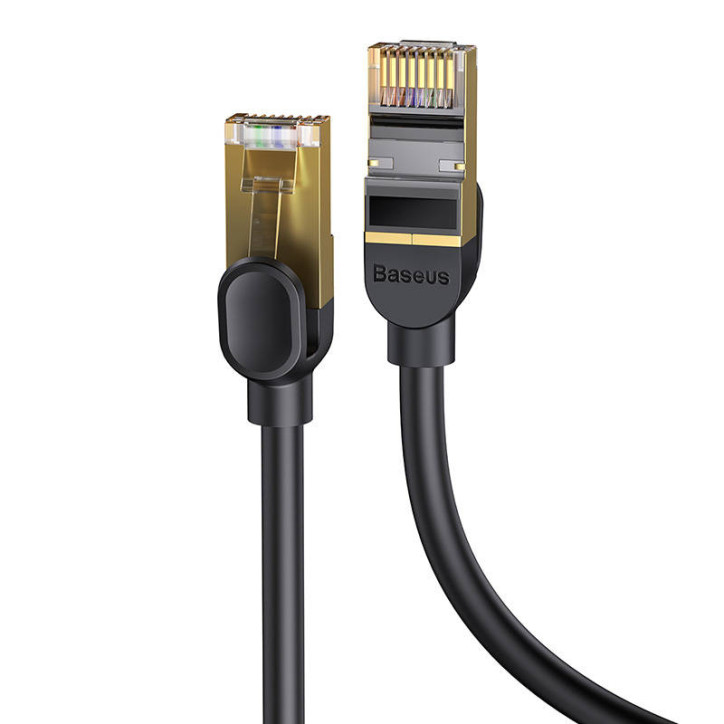 Baseus Cavo Ethernet RJ45 10Gbps, 1m, Nero