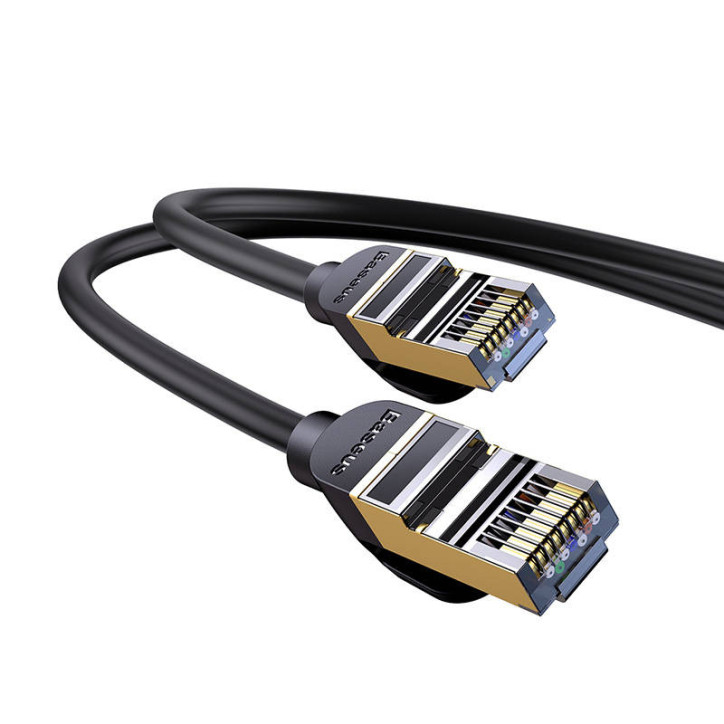 Baseus Cavo Ethernet RJ45 10Gbps, 1m, Nero