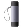 Baseus Lite Series Lettore Schede SD/TF USB + USB-C Grigio