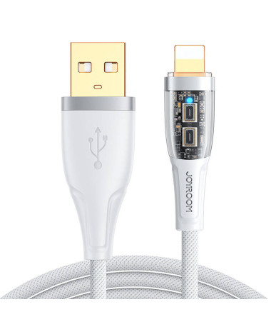 Cavo Joyroom S-UL012A3 USB-A / Lightning 2.4A 1.2m Bianco