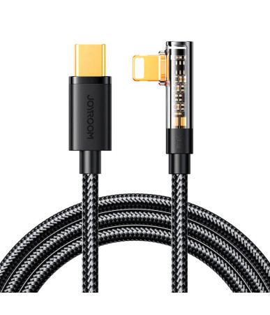 Joyroom S-C Lightning Angle 20W 1.2m USB to USB-C Lightning cable S-CL020A6 (black)